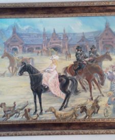 Выезд княжны Сьвятаполк-Мірскай у сядзібе Каменпольле, 2015